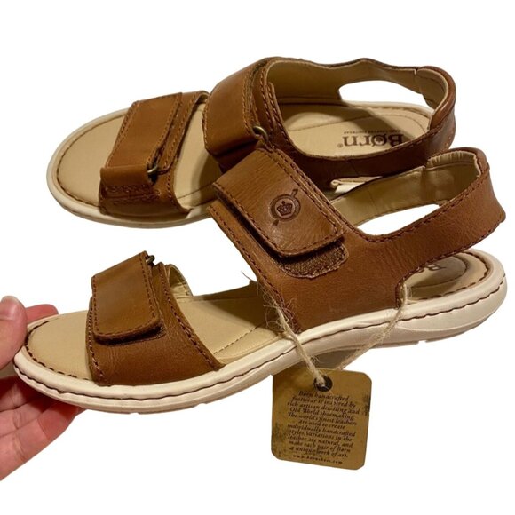 Born Women's Wedge Sandals‎ 11 Leather Summer Beach Bohemian Festival Hippie Y2K - Picture 3 of 9